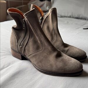 Matisse Leather Suede Ankle Boots - Brown